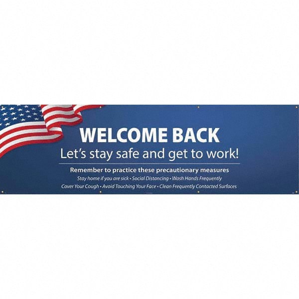 Banners; Overall Length: 120in ; Overall Height: 36in ; Material: Vinyl ; Number of Printed Sides: 1