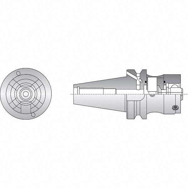 50mm Diam Radial Clamp BT50 Shank Modular Reamer Body