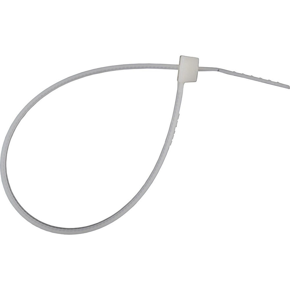 Cable Ties; Cable Tie Type: Standard Cable Tie ; Material: Nylon ; Color: White ; Overall Length: 7.50in ; Overall Width (Decimal Inch - 4 Decimals): 0.1800 ; Maximum Bundle Diameter (Decimal Inch): 1.7700
