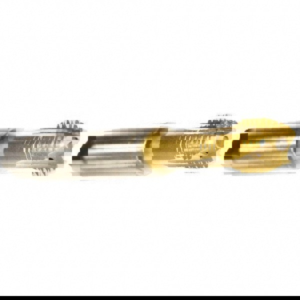 Spiral Point Tap: 3/8-24, UNF, 4 Flutes, Plug, 2B, Cobalt, TiCN Finish