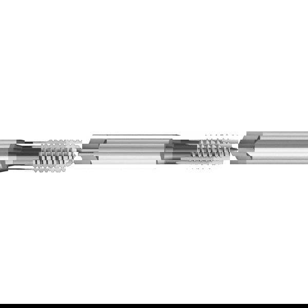 Spiral Point STI Tap: #6-40 UNF, 3 Flutes, Plug, Cobalt, Nitride Finish