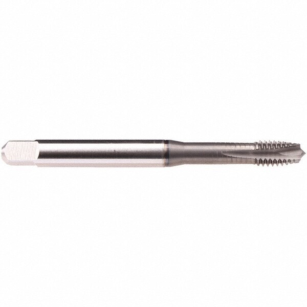 Spiral Flute Tap: 5/16-18 UNC, 4 Flutes, Plug, BT Class of Fit, High Speed Steel, GLT-1 Coated