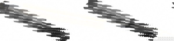 Spiral Flute Tap: #8-32 UNC, 3 Flutes, Plug, 2BX Class of Fit, Cobalt, Nitride Coated