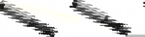 Spiral Flute Tap: #10-24 UNC, 3 Flutes, Plug, 2BX Class of Fit, Cobalt, Nitride Coated