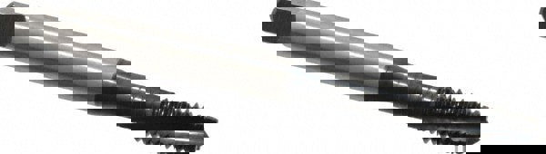 Spiral Flute Tap: 5/16-18 UNC, 3 Flutes, Plug, 2BX Class of Fit, Cobalt, Nitride Coated