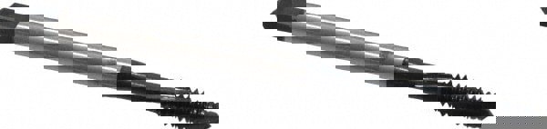 Spiral Flute Tap: #6-32 UNC, 3 Flutes, Plug, 3BX Class of Fit, Cobalt, Nitride Coated