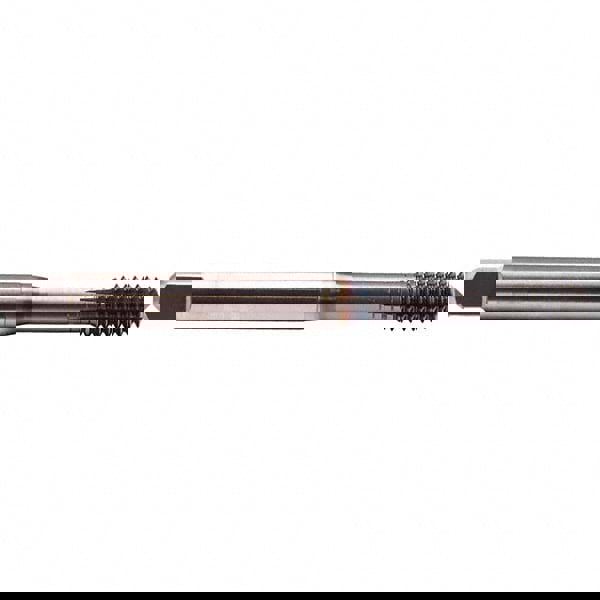 Thread Forming Tap: #5-40 UNC, 2B Class of Fit, Modified Bottoming, Powdered Metal High Speed Steel, TiCN Coated