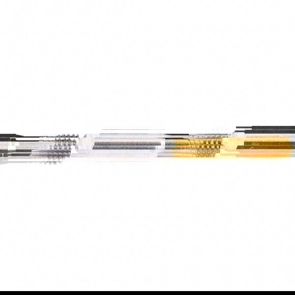 Thread Forming Tap: 1/4-28 UNF, 2BX Class of Fit, Modified Bottoming, Powdered Metal High Speed Steel, TiN Coated