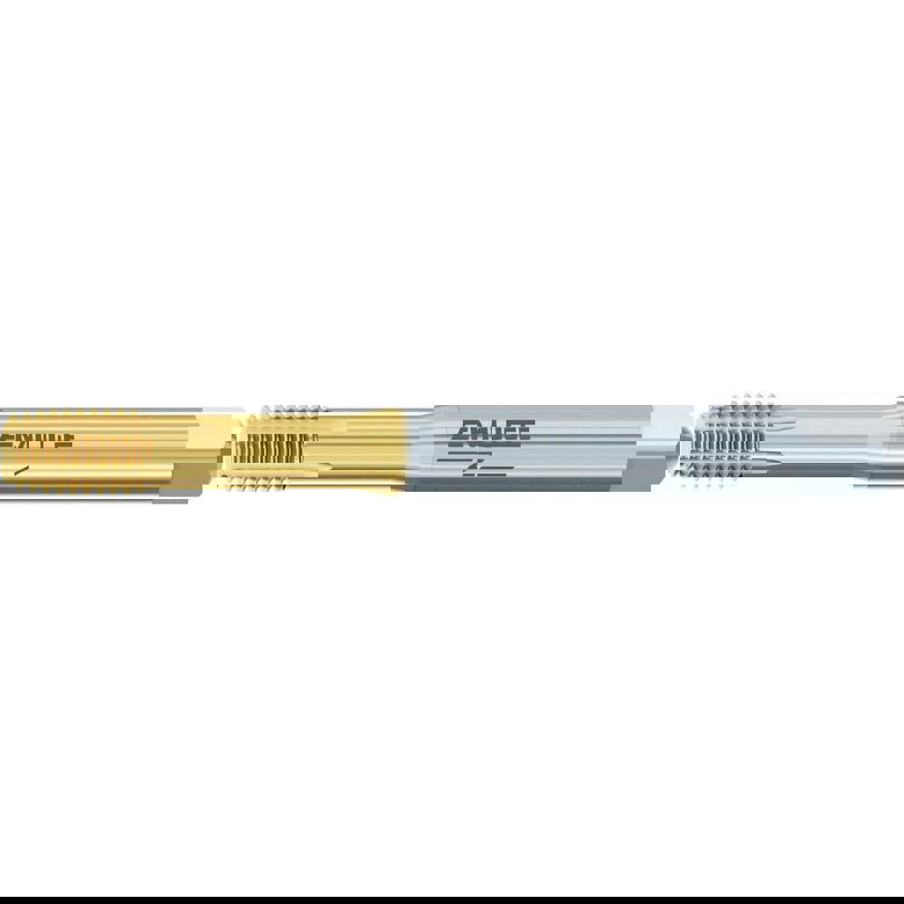 Thread Forming Tap: #5-40 UNC, 2B Class of Fit, Bottoming, Powdered Metal High Speed Steel, TiN-80 Coated