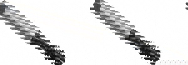 Spiral Flute Tap: #10-24 UNC, 3 Flutes, Modified Bottoming, 2BX Class of Fit, Cobalt, Oxide Coated