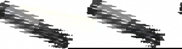 Spiral Flute Tap: 5/16-18 UNC, 3 Flutes, Modified Bottoming, 2BX Class of Fit, Cobalt, Oxide Coated