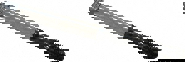 Spiral Flute Tap: 1/4-28 UNF, 3 Flutes, Modified Bottoming, 2BX Class of Fit, Cobalt, Oxide Coated