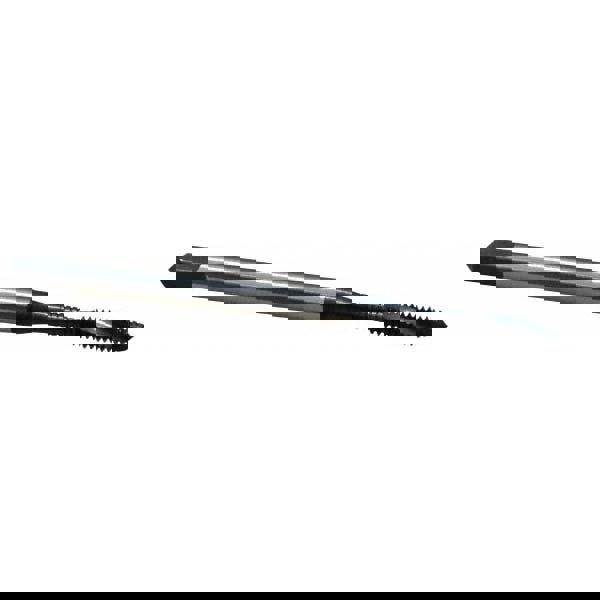 Spiral Flute Tap: #4-40 UNC, 2 Flutes, Modified Bottoming, 3BX Class of Fit, Cobalt, Oxide Coated