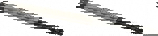 Spiral Flute Tap: #4-48 UNF, 2 Flutes, Modified Bottoming, 3BX Class of Fit, Cobalt, Oxide Coated