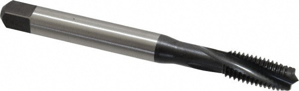 5/16-18 UNC, 3 Flute, 15&deg; Helix, Modified Bottoming Chamfer, Nitride/Oxide Finish, Cobalt Spiral Flute STI Tap