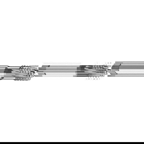 #6-40 UNF, 3 Flute, 15&deg; Helix, Modified Bottoming Chamfer, Nitride/Oxide Finish, Cobalt Spiral Flute STI Tap