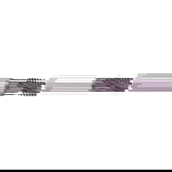 Spiral Flute Tap: #10-32 UNF, 3 Flutes, Modified Bottoming, 3BX Class of Fit, Cobalt, TICN Coated