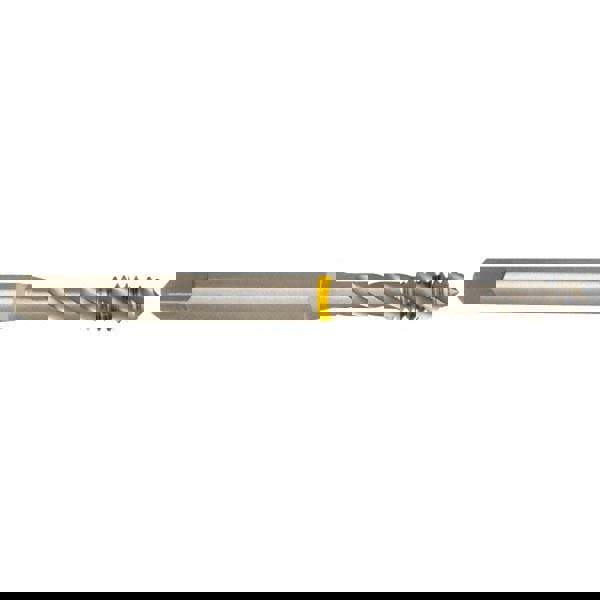 Spiral Flute Tap: 1/4-20 UNC, 3 Flutes, Modified Bottoming, 2B Class of Fit, Cobalt, Bright/Uncoated