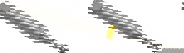 Spiral Flute Tap: #1-72 UNF, 2 Flutes, Modified Bottoming, 2B Class of Fit, Cobalt, Bright/Uncoated