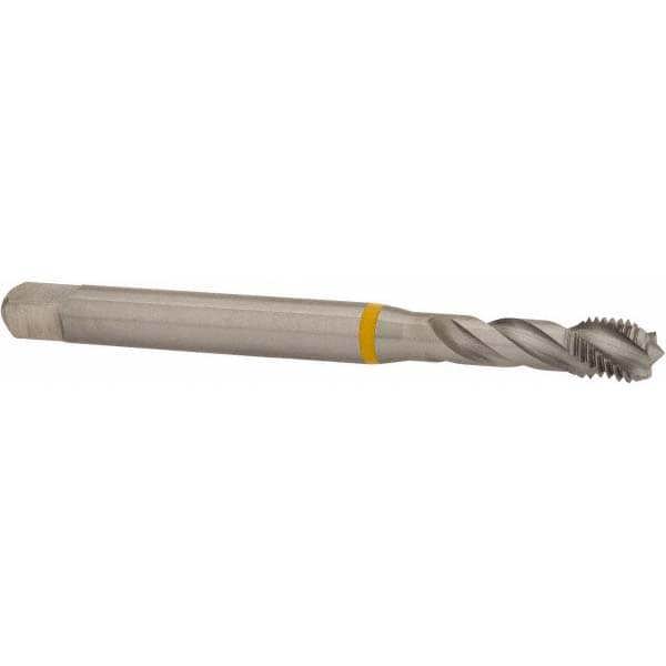 Spiral Flute Tap: 5/16-24 UNF, 3 Flutes, Modified Bottoming, 3B Class of Fit, Cobalt, Bright/Uncoated
