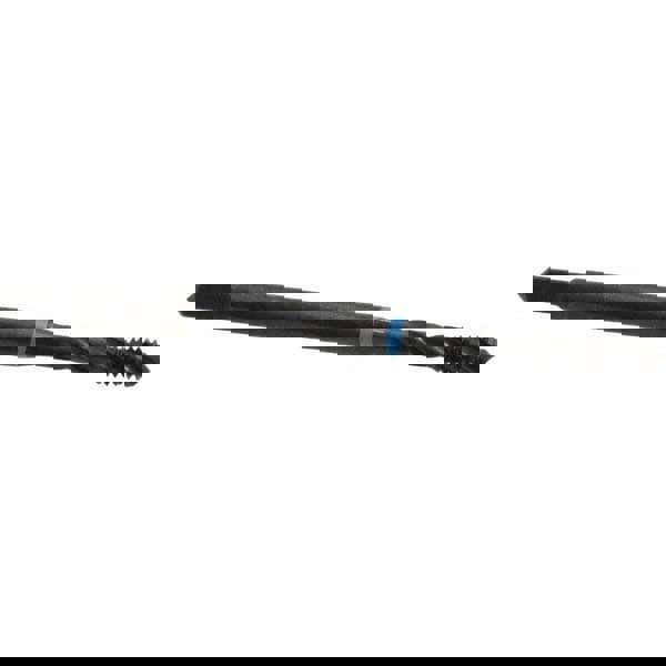 Spiral Flute Tap: #8-32 UNC, 3 Flutes, Modified Bottoming, 2B Class of Fit, Cobalt, Oxide Coated