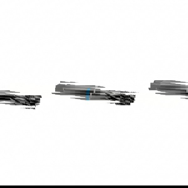 Spiral Flute Tap: 3/8-16 UNC, 3 Flutes, Modified Bottoming, 2B Class of Fit, Cobalt, Oxide Coated