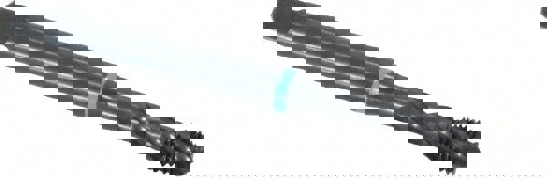 Spiral Flute Tap: 1/4-28 UNF, 3 Flutes, Modified Bottoming, 2B Class of Fit, Cobalt, Oxide Coated