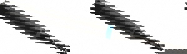 Spiral Flute Tap: #2-56 UNC, 2 Flutes, Modified Bottoming, 3B Class of Fit, Cobalt, Oxide Coated