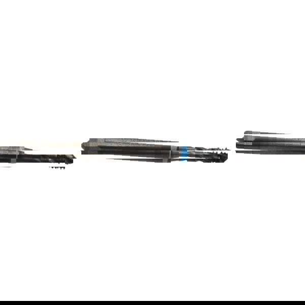 Spiral Flute Tap: #4-40 UNC, 2 Flutes, Modified Bottoming, 3B Class of Fit, Cobalt, Oxide Coated
