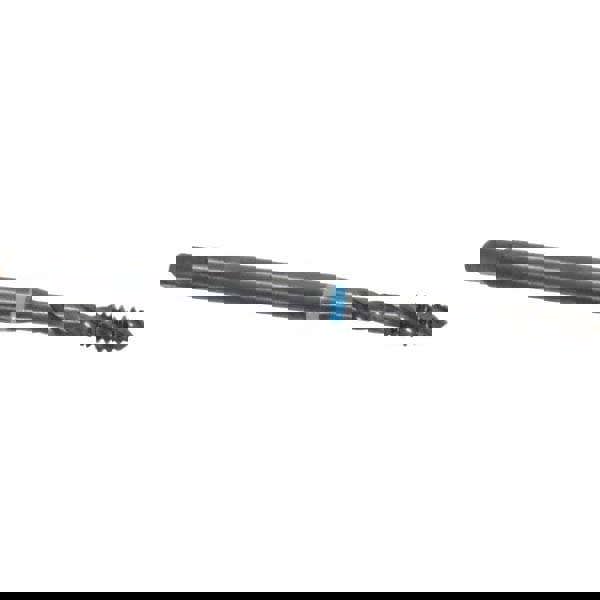 Spiral Flute Tap: #10-24 UNC, 3 Flutes, Modified Bottoming, 3B Class of Fit, Cobalt, Oxide Coated