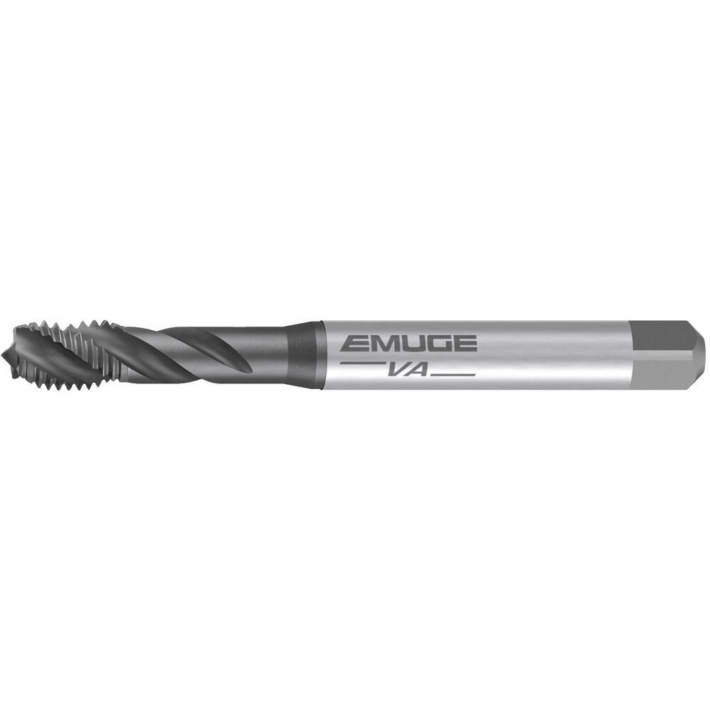 Spiral Flute Tap: #2-64 UNF, 2 Flutes, Modified Bottoming, 3B Class of Fit, Cobalt, Oxide Coated