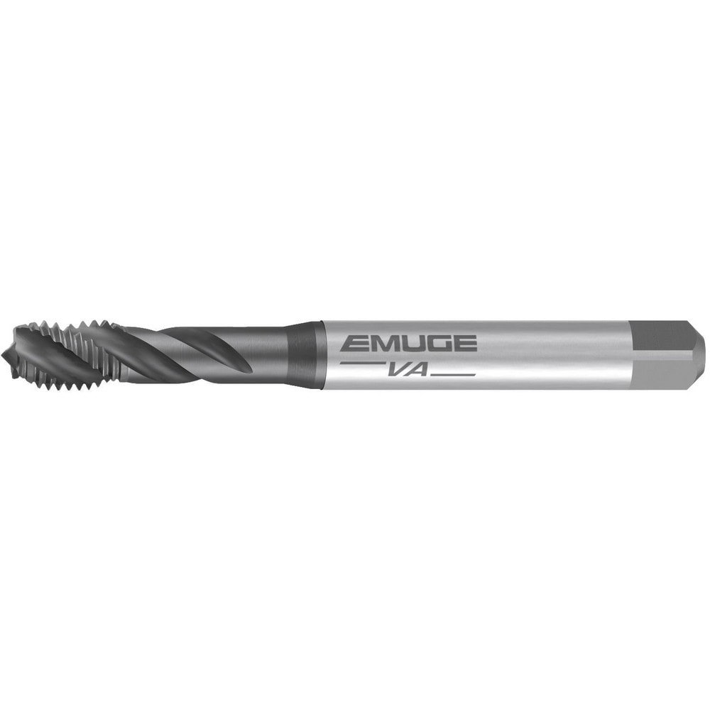 Spiral Flute Tap: #5-44 UNF, 3 Flutes, Modified Bottoming, 3B Class of Fit, Cobalt, Oxide Coated