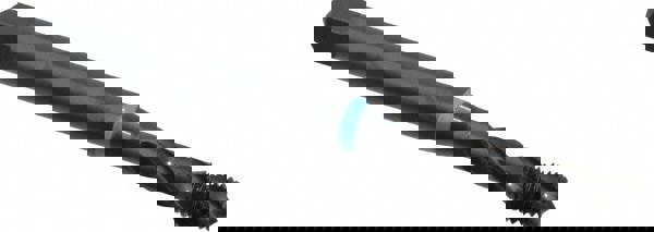 Spiral Flute Tap: 1/4-28 UNF, 3 Flutes, Modified Bottoming, 3B Class of Fit, Cobalt, Oxide Coated