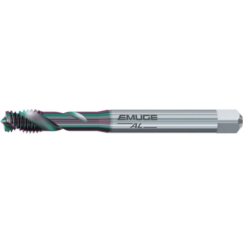 Spiral Flute Tap: 5/16-24 UNF, 2 Flutes, Modified Bottoming, 3B Class of Fit, Cobalt, GLT-8 Coated