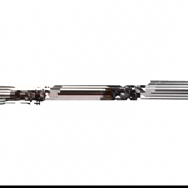 Spiral Flute Tap: #8-32 UNC, 2 Flutes, Modified Bottoming, 3B Class of Fit, Cobalt, GLT-8 Coated