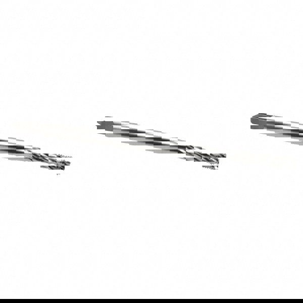 Spiral Flute Tap: #6-32 UNC, 3 Flutes, Bottoming, 2B Class of Fit, Cobalt, Bright/Uncoated