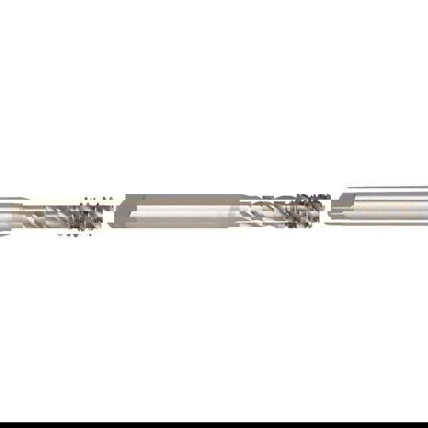 Spiral Flute Tap: 1/4-20 UNC, 3 Flutes, Bottoming, 2B Class of Fit, Cobalt, Bright/Uncoated