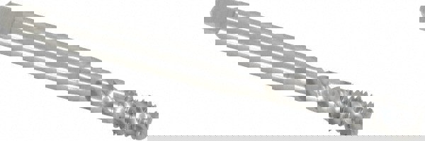 Spiral Flute Tap: 5/16-18 UNC, 3 Flutes, Bottoming, 2B Class of Fit, Cobalt, Bright/Uncoated