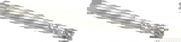 Spiral Flute Tap: 1/4-28 UNF, 3 Flutes, Bottoming, 2B Class of Fit, Cobalt, Bright/Uncoated