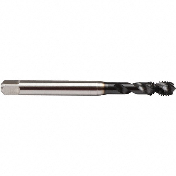 #6-40 UNF, 2 Flute, 45&deg; Helix, Plug Chamfer, GLT-8 Finish, High Speed Steel Spiral Flute STI Tap