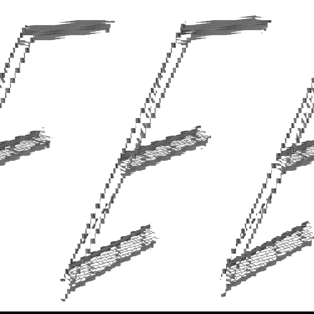 Bulk Storage Rack: 2,750 lb per Shelf, 3 Shelves