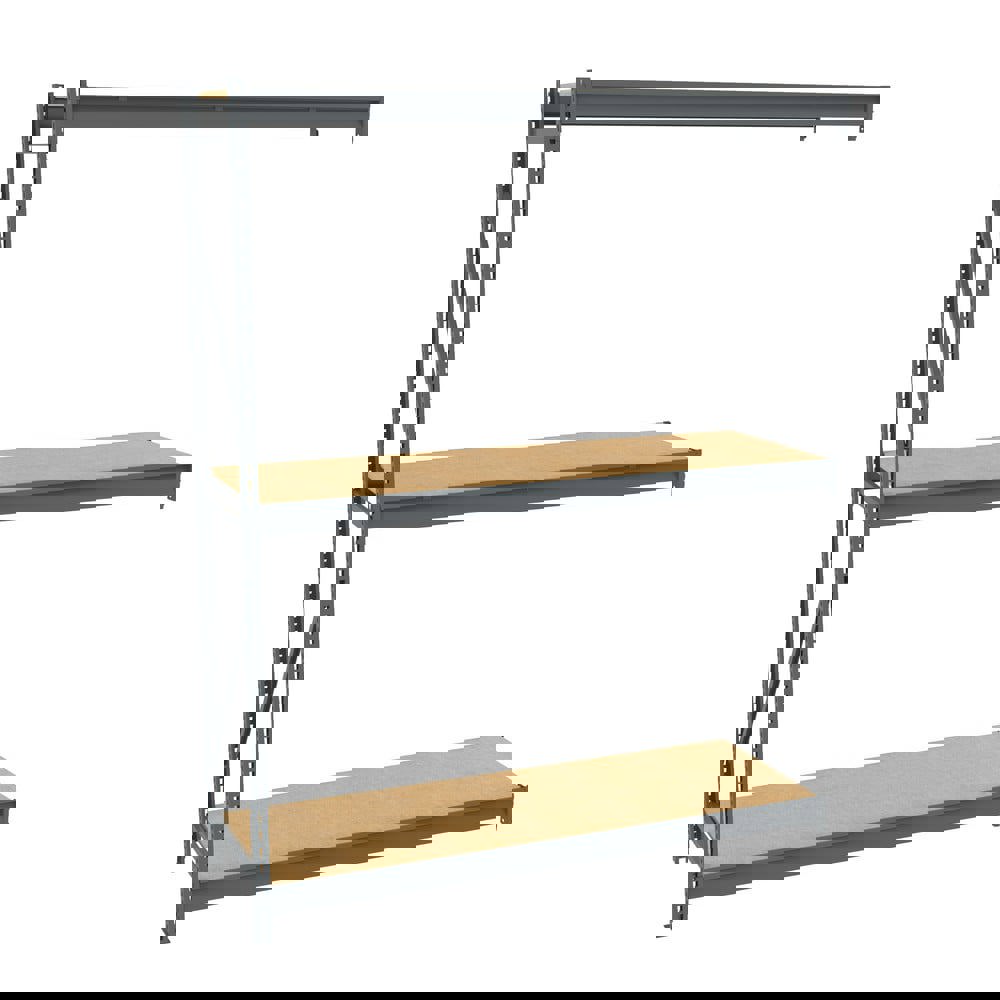 Bulk Storage Rack: 2,750 lb per Shelf, 3 Shelves