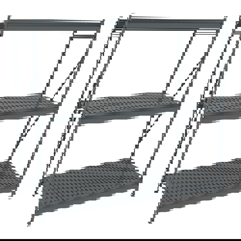 Bulk Storage Rack: 2,750 lb per Shelf, 3 Shelves