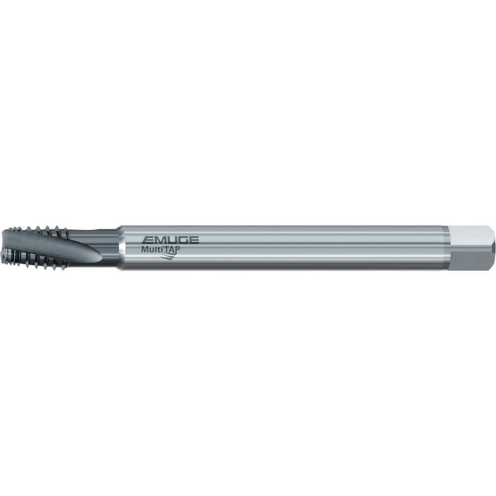 Interrupted Thread Pipe Taps; Thread Size (Inch): 1/16-27 ; Overall Length (Decimal Inch): 6.0000 ; Chamfer: Plug ; Thread Standard: NPTF ; Material: High-Speed Steel ; Thread Length (Decimal Inch): 0.5120