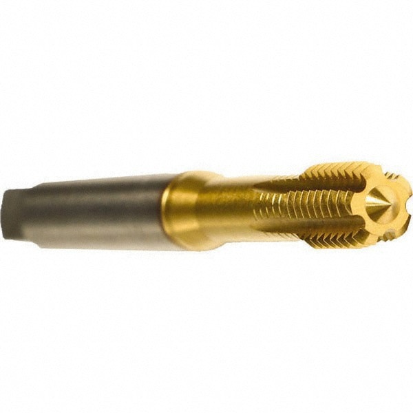 Thread Forming Tap: #10-32 UNF, 2BX Class of Fit, Modified Bottoming, Cobalt, TiN Coated
