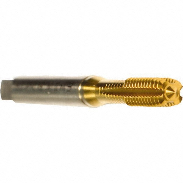 Thread Forming Tap: #8-32 UNC, 2BX Class of Fit, Modified Bottoming, Cobalt, TiN Coated