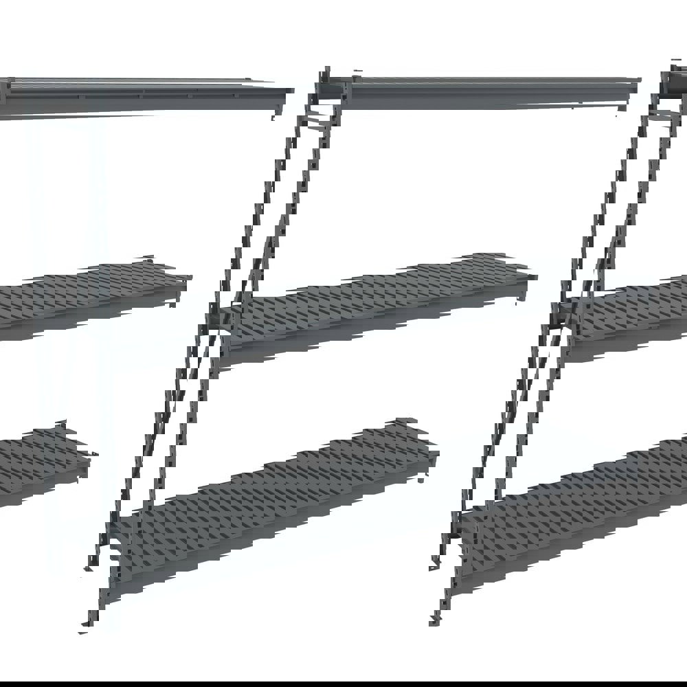 Bulk Storage Rack: 2,150 lb per Shelf, 3 Shelves