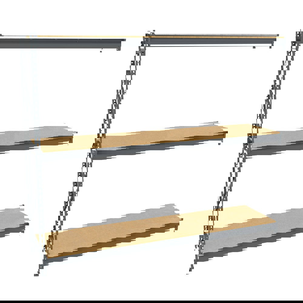 Bulk Storage Rack: 2,150 lb per Shelf, 3 Shelves