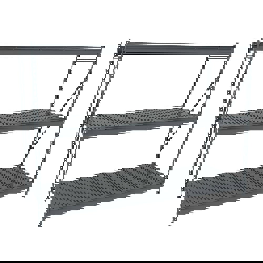 Bulk Storage Rack: 2,150 lb per Shelf, 3 Shelves
