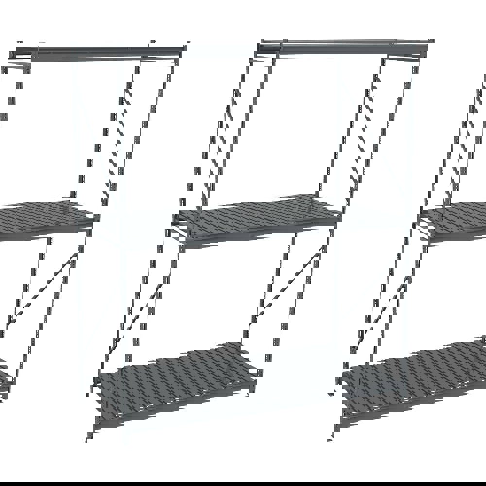 Bulk Storage Rack: 2,150 lb per Shelf, 3 Shelves